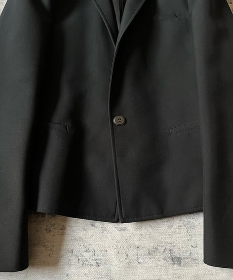 2007 Balenciaga by Nicolas Ghesquière Cropped Narrow Lapel Tailored Jacket