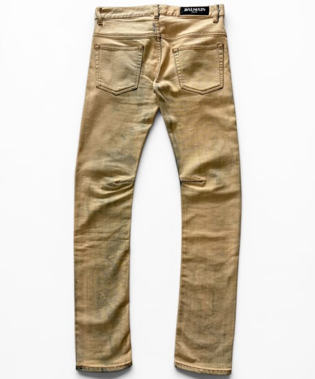S/S 2012 BALMAIN HOMME BLEACH WASHED DENIM［28］