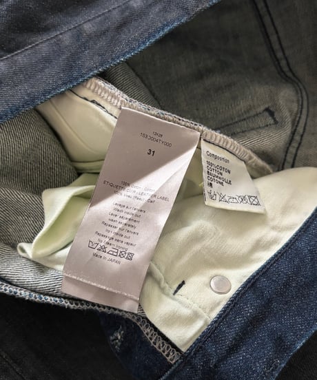 2011 DIOR HOMME HEAVY WAXED MIJ DENIM［31］
