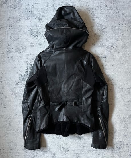 Bajra Goatskin Leather Parka