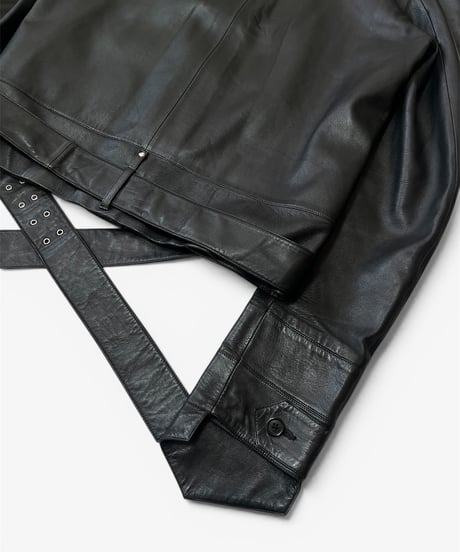 S/S 2003 DIOR HOMME “FOLLOW ME” BIKER LEATHER JACKET