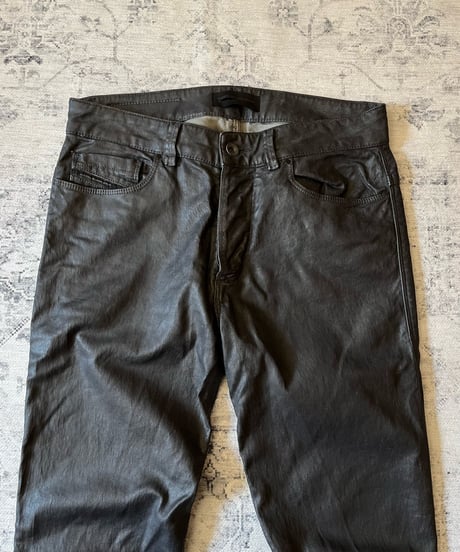 2000s Diesel black coating denim