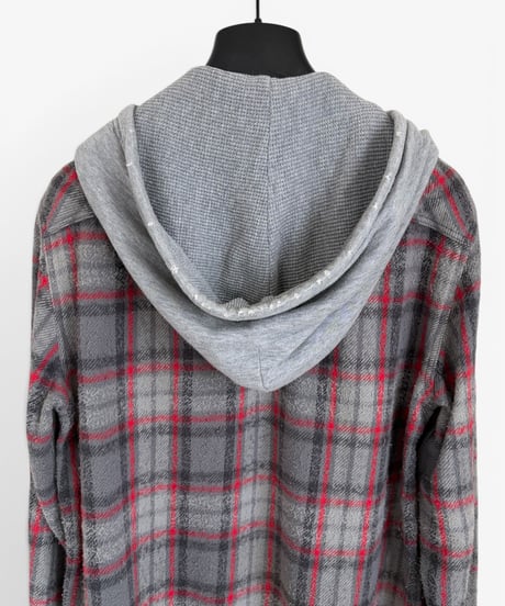 A/W 2005 NUMBER (N)INE “THS” RUNWAY FLANNEL HOODIE［3］