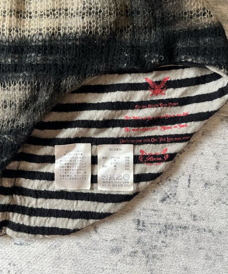 Roen layered Swarovski knit cap