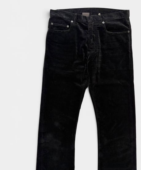 A/W 2005 DIOR HOMME “GLAM ROCK” BLACK VELVET BOOTCUT［29］