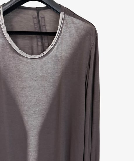A/W 2007 RICK OWENS DRKSHDW BLEACHED NECK SHEER LONG SLEEVE［S］