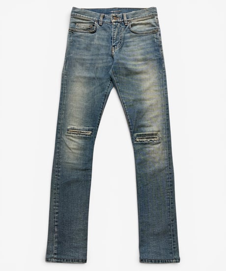 A/W 2014 SAINT LAURENT PARIS D02 DISTRESSED REPAIR DENIM［27］