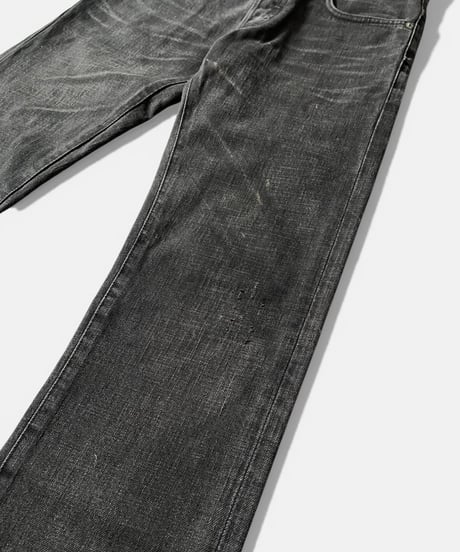 A/W 2007 DIOR HOMME “CLAW MARK” BLACK DENIM 28