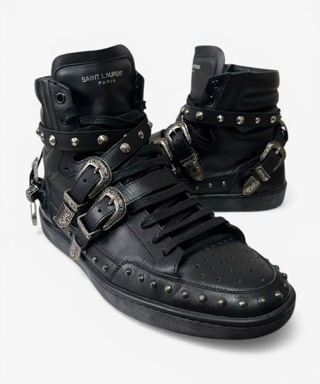 2014 SAINT LAURENT PARIS WESTERN HI-TOP