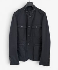 S/S 2010 GUCCI BY ALESSANDRO MICHELE BLACK SAFARI JACKET［44］