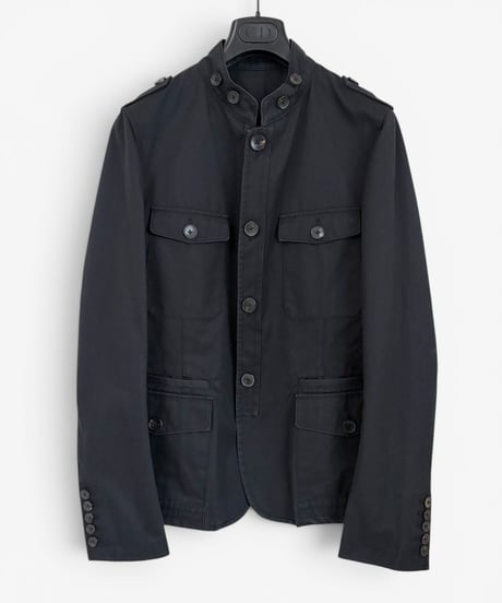 S/S 2010 GUCCI BY ALESSANDRO MICHELE BLACK SAFARI JACKET［44］