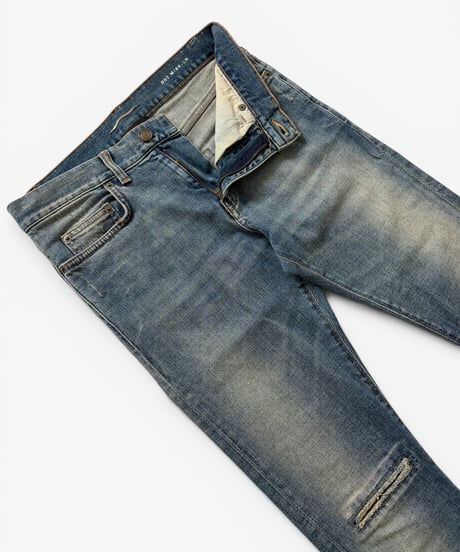 A/W 2014 SAINT LAURENT PARIS D02 DISTRESSED REPAIR DENIM［27］
