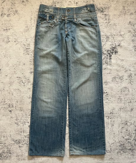 S/S 2004-2005 D&G double waist denim