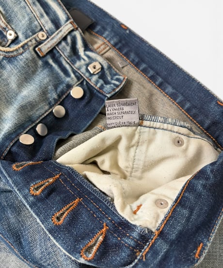 S/S 2007 DIOR HOMME “WLGT” CRINKLED WASH DENIM［27］