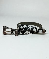 S/S 2014 SAINT LAURENT PARIS STAR WESTERN BELT