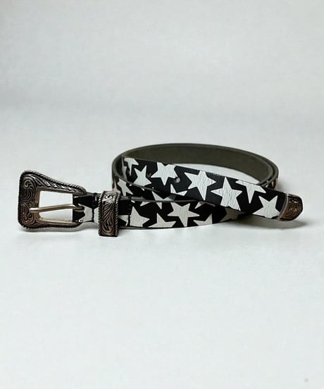 S/S 2014 SAINT LAURENT PARIS STAR WESTERN BELT
