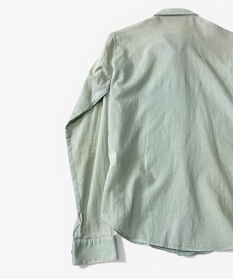 S/S 2005 DIOR HOMME “BECK” ACCORDION SHEER SHIRT
