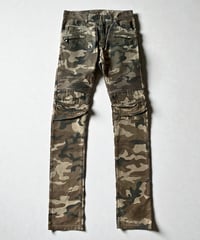 A/W 2014 BALMAIN HOMME CAMOUFLAGE BIKER PANTS