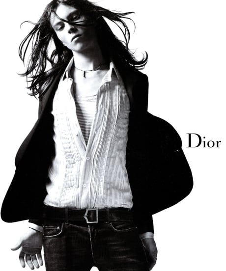 S/S 2005 Dior HOMME “BECK” Sheer Stripe Dress Shirt