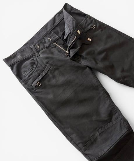 A/W 2009 BALMAIN HOMME BY CHRISTOPHE DECARNIN WAXED BIKER PANTS［31］