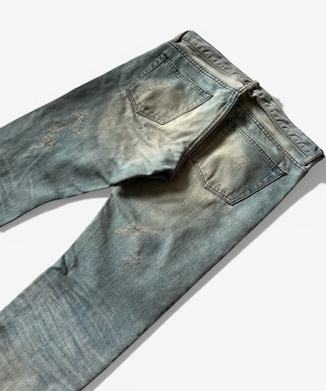 GALAARBEND MUD-WASHED SKINNY DENIM