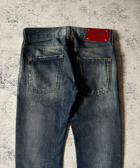 2000s DOLCE&GABBANA scratch denim