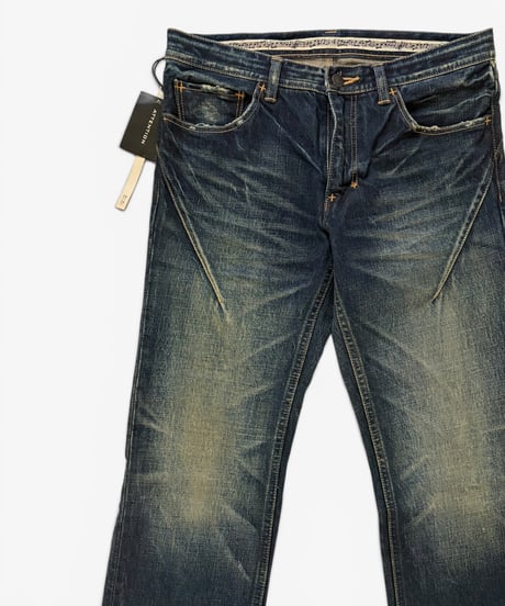 S/S 2007 NUMBER (N)INE “ABOUT A BOY” OG MUDWASH ZIPPO DENIM［2］