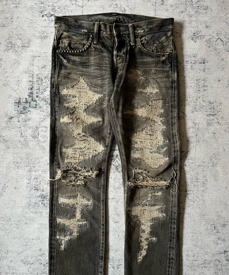 S/S 2004 Hysteric Glamour “Scab“ Studs Denim Pants