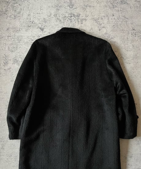 Alpaca Wool Double-Breasted Long Coat