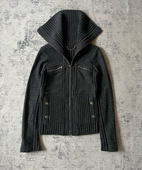 A/W 2008-2009 Marc by Marc Jacobs Rib Wool Mix Zip Jacket
