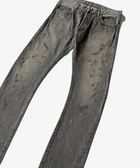 S/S 2015 BALMAIN HOMME PAINTED CURVED DENIM
