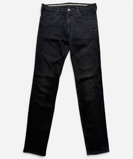 S/S 2008 NUMBER (N)INE “BIRDS” CRYING HEART BRACK STRETCH DENIM［3］