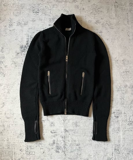 A/W 2004 Dior HOMME “Victim” drivers knit jacket