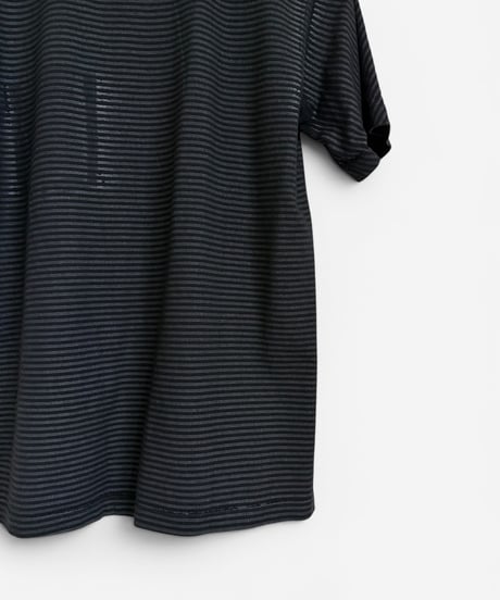 S/S 2009 NUMBER (N)INE “THE LONESOME HEROES” BORDER PRINT T-SHIRT［2］