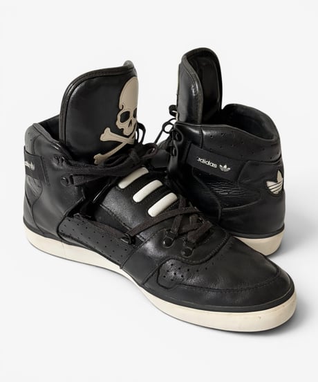 2010 MASTERMIND JAPAN × ADIDAS SKULL HI-TOP SNEAKERS［US10.5］