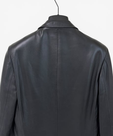 S/S 2004 DIOR HOMME “STRIP” RUNWAY 2B LEATHER BLAZER［44］