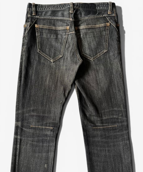 S/S 2008 NUMBER (N)INE “BIRDS” GREY DENIM