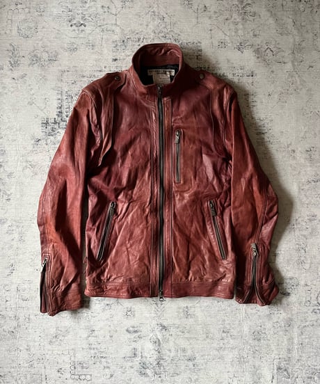 Early2000s KATHARINE HAMNETT LONDON leather jacket