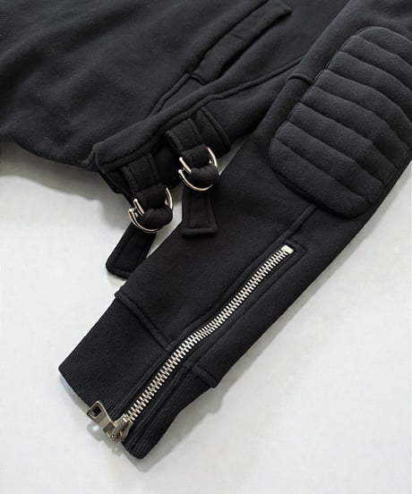 A/W 2012 BALMAIN HOMME BIKER ZIP HOODIE JACKET