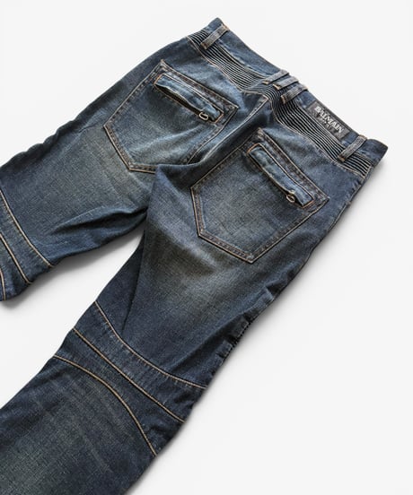 A/W 2010 BALMAIN HOMME BY CHRISTOPHE DECARNIN CLIP ZIP BOOTCUT［29］
