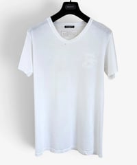 S/S 2011 BALMAIN HOMME BY CHRISTOPHE DECARNIN DISTRESSED B TIGER T-SHIRT［S］