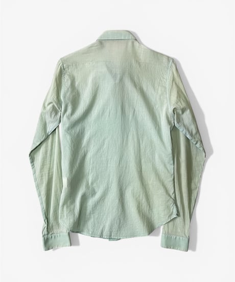 S/S 2005 DIOR HOMME “BECK” ACCORDION SHEER SHIRT