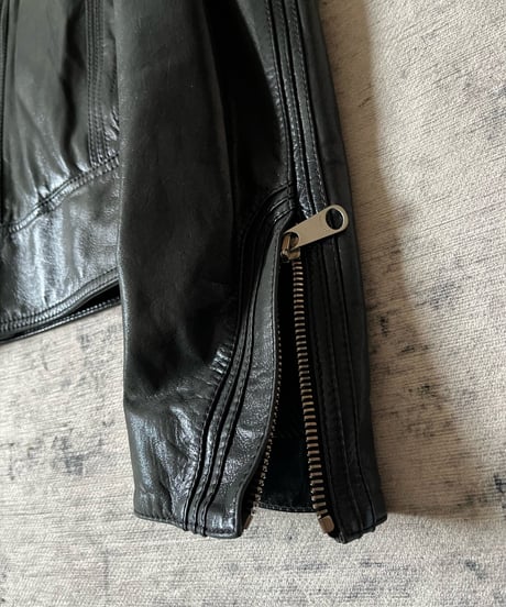 A/W 2008 Dior HOMME "LUMIERE DU NORD" Shiny Coated Leather Biker Jacket