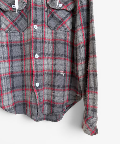 A/W 2005 NUMBER (N)INE “THS” RUNWAY FLANNEL HOODIE［3］