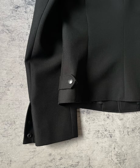 2007 Balenciaga by Nicolas Ghesquière Cropped Narrow Lapel Tailored Jacket