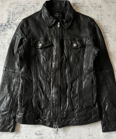 2000s Cathy Jane leather tracker jacket