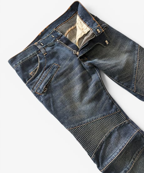 A/W 2010 BALMAIN HOMME BY CHRISTOPHE DECARNIN CLIP ZIP BOOTCUT［29］