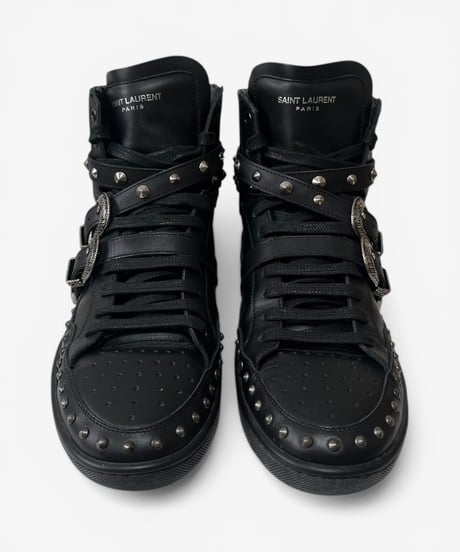 2014 SAINT LAURENT PARIS WESTERN HI-TOP
