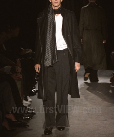 A/W 2002 YSL RIVE GAUCHE BY TOM FORD MOLESKIN BAGGY TROUSERS