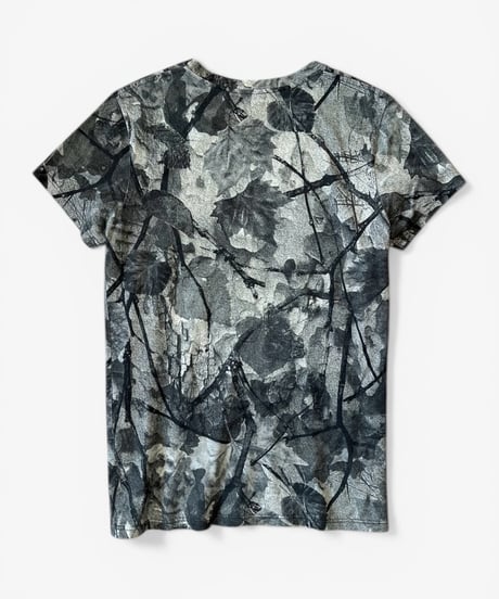A/W 2010 BALMAIN BY CHRISTOPHE DECARNIN DISTRESSED CAMO T-SHIRT［S］